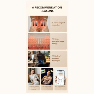 ماساژور کمر اس کا جی مدل الکتریکی