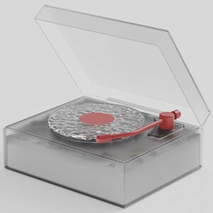 اسپیکر بلوتوثی و چراغ خواب رومیزی شانک‌سیا خاکستری