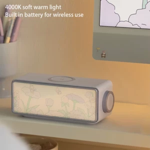 فروش اسپیکر بلوتوث، چراغ خواب و شارژر بی سیم