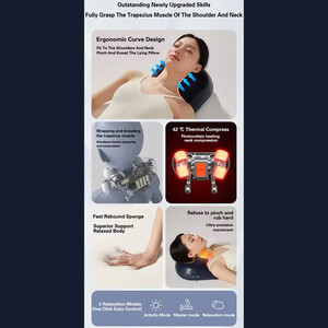 خرید ماساژور گردن و کمر شارژی سهبعدی