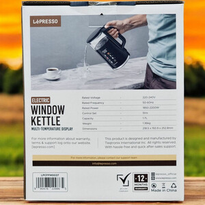 خرید کتری برقی با نمایشگر پنجره‌ای لپرسو