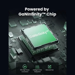 قیمت شارژر دیواری 65 وات یوگرین با دو پورت تایپ سی و یک پورت یو اس بی