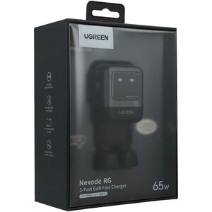 خرید شارژر دیواری یو اس بی و تایپ‌سی 65 وات گرین