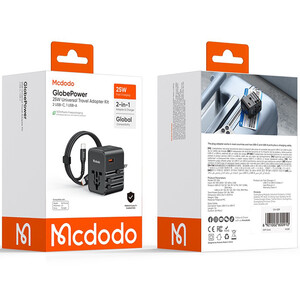 قیمت شارژر دیواری تایپ سی و یو اس بی 45 وات مک دودو