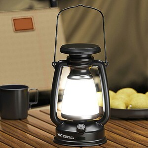لامپ شارژی و چراغ کمپینگ خورشیدی طرح چراغ نفتی اسمایلینگ شارک