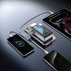 قیمت پاوربانک 20000 وایرلس و شارژر دیواری تایپ‌سی، USB و لایتنینگ فست شارژ 35 وات پاورولوژی