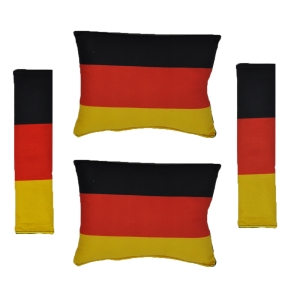 ست پشت گردنی قابل شستشو تام کلین طرح پرچم آلمان به همراه کاور کمربند