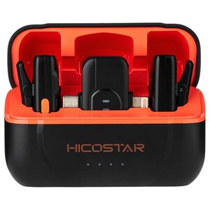 خرید میکروفون یقه ای بی سیم تایپ سی و لایتنینگ هایکواستار