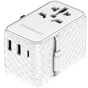 قیمت شارژر دیواری چندکاره 2500 وات و شارژر دیواری فست تایپ سی و یو اس بی پاورولوژی