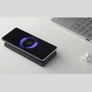 پاوربانک 10000 تایپ سی و یواس‌بی و وایرلس فست شارژ 22.5 وات شیائومی