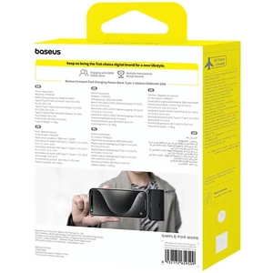 فروش پاوربانک کپسولی 5000 میلی آمپر 20 وات تایپ سی بیسوس