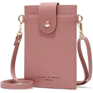 کیف دوشی و موبایل صورتی  زنانه کوچک تائومیک میک