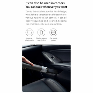 جارو شارژی و پمپ باد قابل حمل