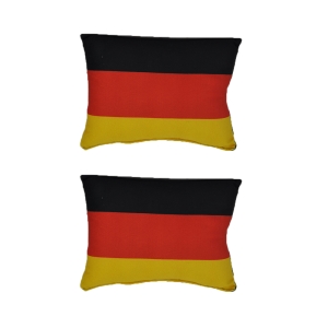 پشت گردنی کش دار طرح پرچم آلمان بسته دو عددی