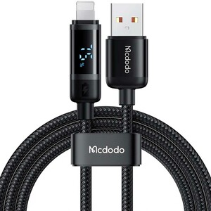 کابل شارژ و انتقال داده فست یو اس بی به لایتنینگ 3 آمپر 1.2 متری مک‌دودو CA-500