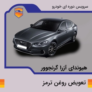 تعویض روغن ترمز هیوندای آزرا گرنجوور