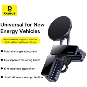 ارزان ترین هولدر مگنتی گوشی موبایل مانیتور خودرو بیسوس