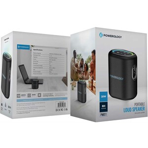 اسپیکر بلوتوثی شارژی قابل حمل 25 وات پاورولوژی