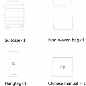 فروش چمدان مسافرتی چرخدار 20 اینچی شیائومی