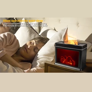 برترین دستگاه بخور سرد و آروماتراپی هولدمی طرح شومینه