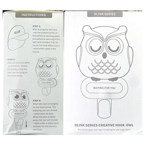 خرید جا کلیدی دیواری طرح جغد