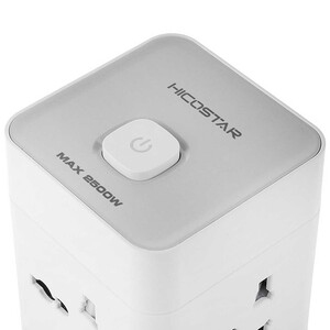 چندراهی برق 8 سوکت 2500 وات، دو USB و دو تایپ‌سی هایکواستار