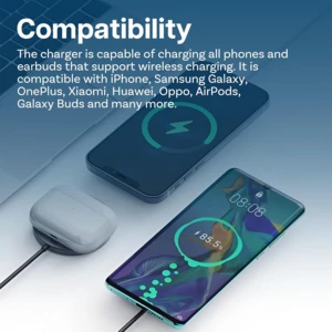 فروش شارژر وایرلس فست 15 وات بیسوس