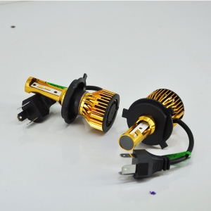 هدلایت لنزو مدل L40 پایه H4 نارنجی (بسته دو عددی)