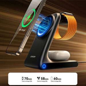 خرید شارژر وایرلس مگنتی رومیزی جویروم