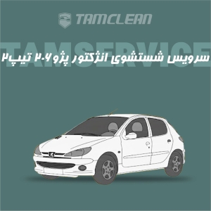 سرویس شست و شوی انژکتور پژو 206 فقط تیپ 2