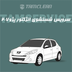 سرویس شست و شوی انژکتور پژو 207