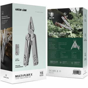 انبردست چندکاره گرین لاین ( Green Lion ) اصل 15 در 1 مدل GNMLTPLX15SL
