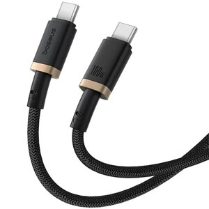 فروش سیم شارژ دوسر تایپ سی باسئوس100 وات 2 متری