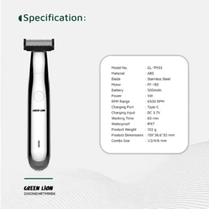 فروش ماشین اصلاح موی سر و صورت شارژی گرین لاین