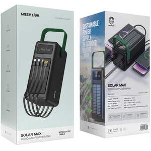 قیمت پاور بانک خورشیدی 8000 میلی آمپر ساعت گرین لاین