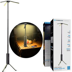 چراغ کمپینگ و پاور بانک پاورولوژی Powerology مدل PPBCHA116BK تاشو