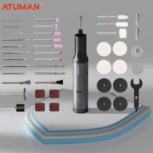 کیت ابزار چند منظوره قلم حکاکی و سنگ زنی برقی آتومن