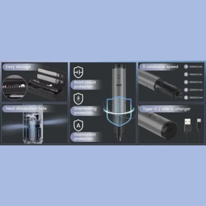 کیت ابزار چند منظوره قلم حکاکی و سنگ زنی برقی آتومن