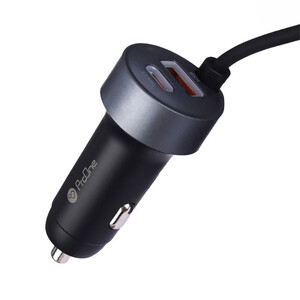 کیفیت شارژر فندکی 65 وات دو پورت پرووان با کابل تایپ سی