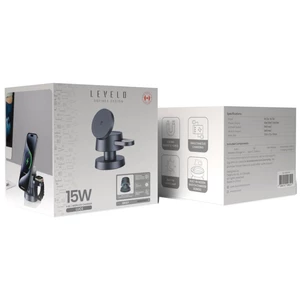 هولدر شارژر وایرلس مگ سیف چهار کاره لِوِلو با قابلیت هولدر رومیزی و چراغ خواب