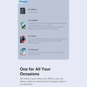 کابل فست شارژ دوسر تایپ سی باسئوس