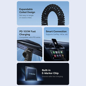 قیمت کابل فست شارژ دوسر تایپ سی باسئوس