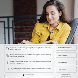 خرید هندزفری اصلی تایپ سی گرین لاین