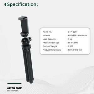 قیمت پایه نگهدارنده منعطف موبایل و دوربین گرین لاین