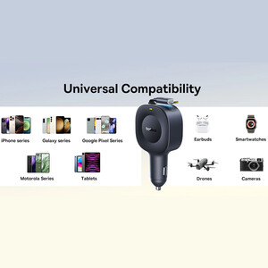 شارژر داخل خودرو بیسوس