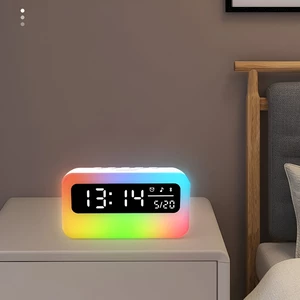 ساعت زنگ‌دار، اسپیکر بلوتوث و چراغ خواب چندکاره قابل شارژ