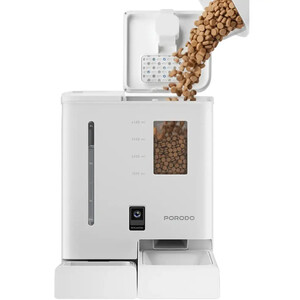 ظرف غذا و آب گربه و سگ پورودو PORODO مدل PDFD035VWH هوشمند با دوربین