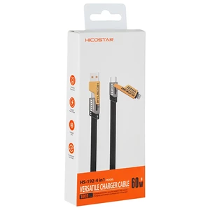 بهترین کابل شارژ چندکاره فست شارژ 60 وات هایکو استار