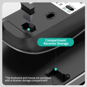 کیفیت ماوس و کیبورد بی سیم دوحالته شارژی کوتسی