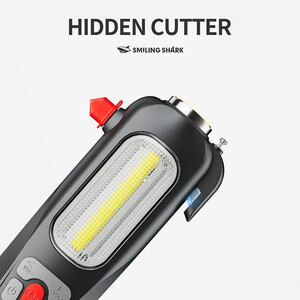 چراغ قوه شارژی و پاوربانک اسمایلینگ شارک